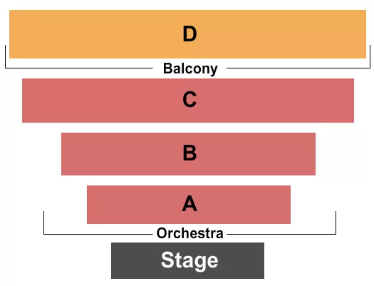seating chart for Kelly-Strayhorn Theater - Ballet of Lights - eventticketscenter.com