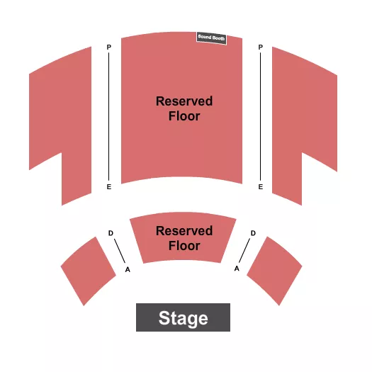 seating chart for Kelsey Theatre At Mercer - Endstage - eventticketscenter.com