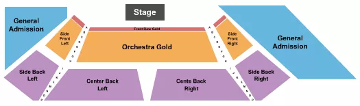 seating chart for Kendall-Jackson Wine Estate & Gardens - Endstage - eventticketscenter.com