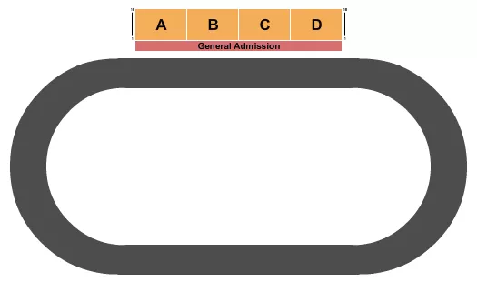 seating chart for Kennedale Speedway Park - World of Outlaws - eventticketscenter.com