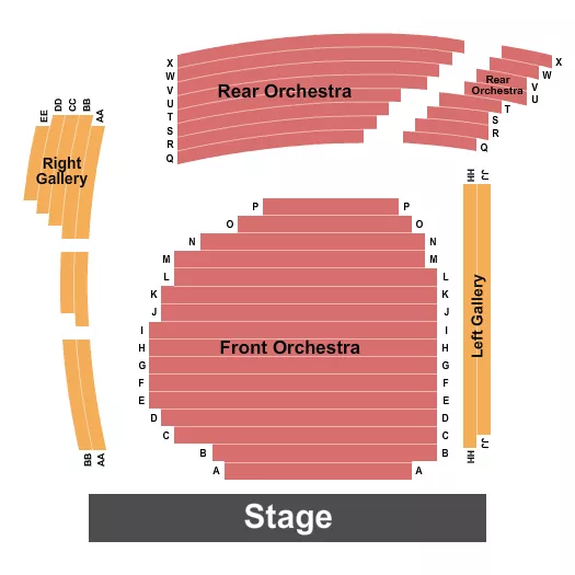 seating chart for Kennesaw University - Bailey Performance Center - Endstage - eventticketscenter.com