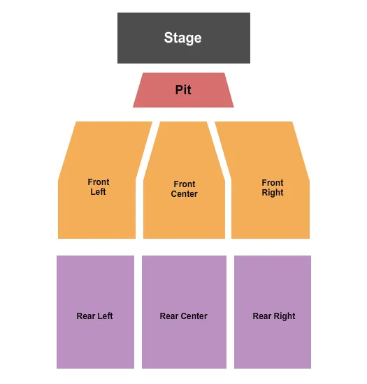 seating chart for Keswick Theatre - Endstage 2 - eventticketscenter.com