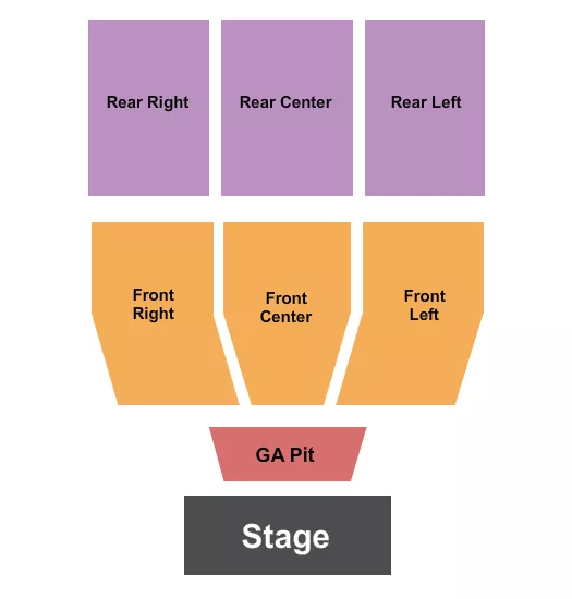 seating chart for Keswick Theatre - Endstage GA Pit - eventticketscenter.com