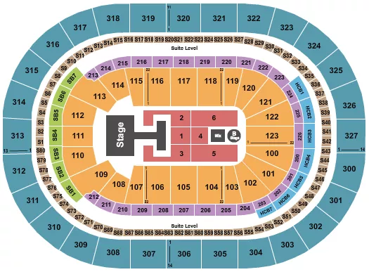 seating chart for KeyBank Center - Descendants & Zombies - eventticketscenter.com