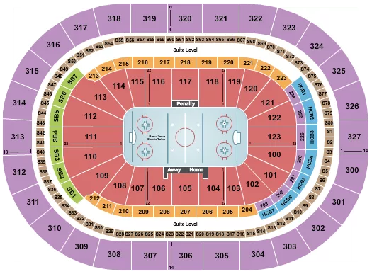 Hockey Seating Map