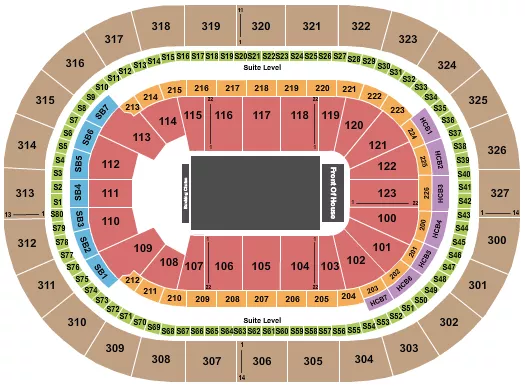 seating chart for KeyBank Center - Rodeo - eventticketscenter.com