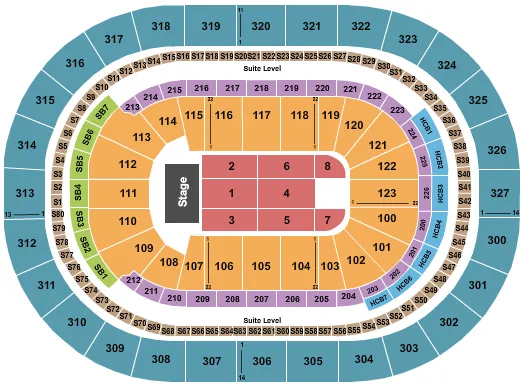 seating chart for KeyBank Center - Tool 2 - eventticketscenter.com