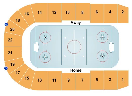 Hockey Seating Map