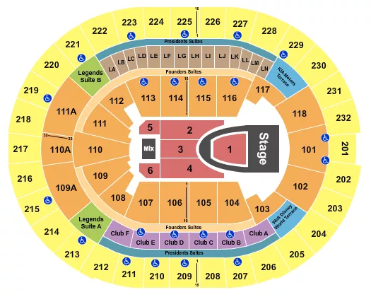 seating chart for Kia Center - For King and Country - eventticketscenter.com