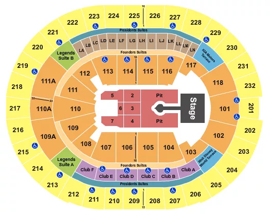 seating chart for Kia Center - Sabrina Carpenter - eventticketscenter.com