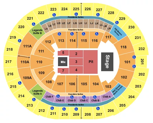 seating chart for Kia Center - The Neighbourhood - eventticketscenter.com