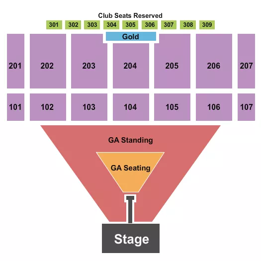 seating chart for Kidd Brewer Stadium - Brad Paisley - eventticketscenter.com