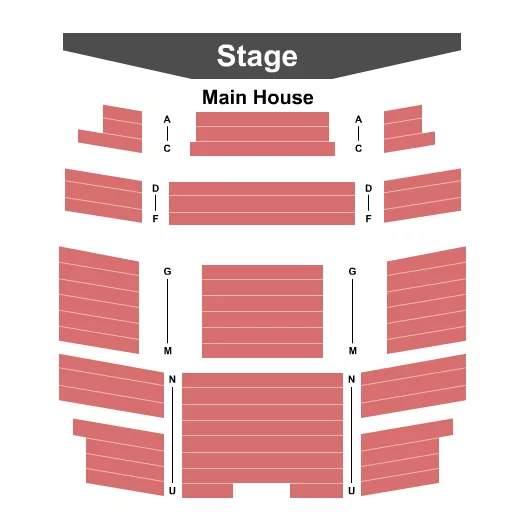 seating chart for Kilbourn Hall at Eastman Theatre - End Stage - eventticketscenter.com