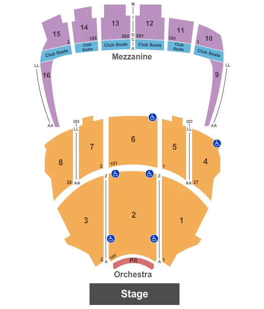 seating chart for Kings Theatre - NY - End Stage Pit - eventticketscenter.com