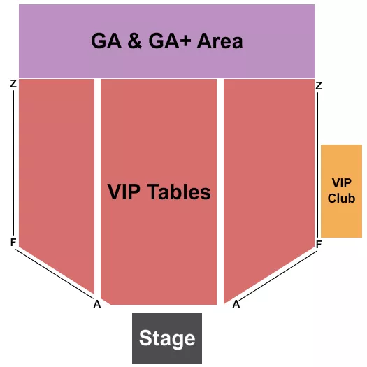 seating chart for Assiniboine Park - Endstage VIP Res & GA/GA+ - eventticketscenter.com