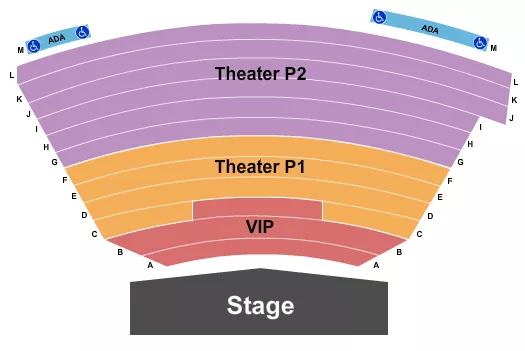 seating chart for Kirkland Performance Theater - Endstage 2 - eventticketscenter.com