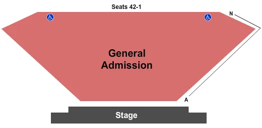 seating chart for Kirkland Performance Theater - End Stage - eventticketscenter.com