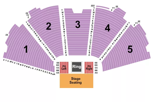 seating chart for Kiva Auditorium - MMA - eventticketscenter.com