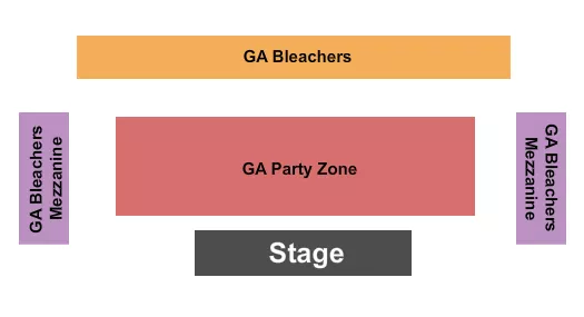 seating chart for Klamath County Fairgrounds - GA Bleachers/GA Party Zone - eventticketscenter.com