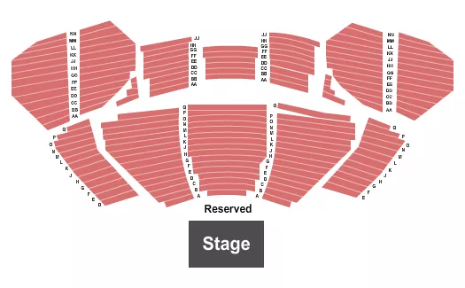 seating chart for Klein Center for the Performing Arts - Endstage - eventticketscenter.com