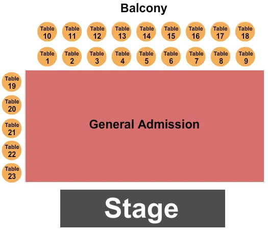 seating chart for Knitting Factory Concert House - Boise - Infected Mushroom - eventticketscenter.com
