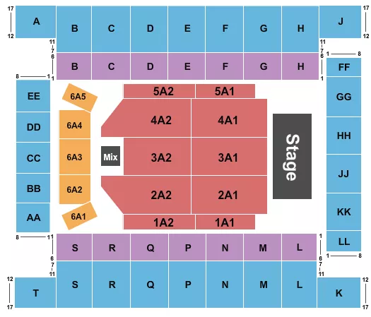 Knoxville Civic Coliseum Tickets & Seating Chart - ETC