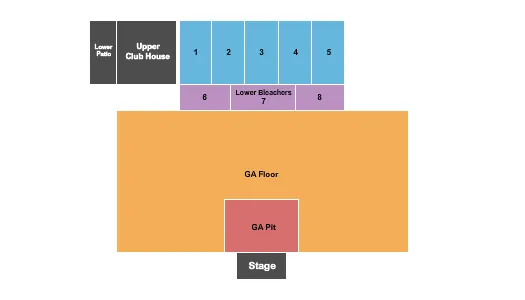 seating chart for Kootenai County Fairgrounds - Nelly - eventticketscenter.com