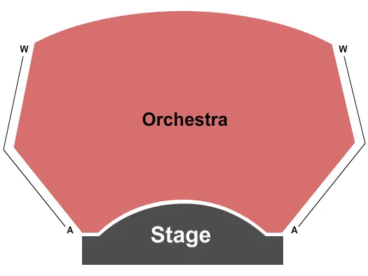 seating chart for Kraushaar Auditorium at Goucher College - Endstage - eventticketscenter.com