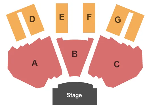 seating chart for L'Auberge Casino & Hotel Baton Rouge - End Stage - eventticketscenter.com