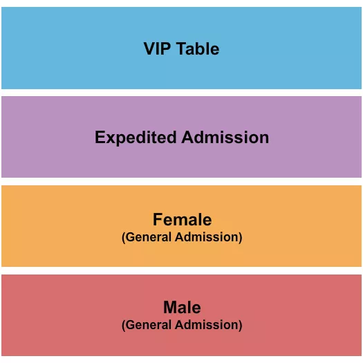 seating chart for LIV Beach At Fontainebleau - Male/Female - eventticketscenter.com