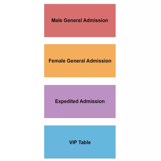 seating chart for LIV Nightclub At Fontainebleau - Male/Female - eventticketscenter.com