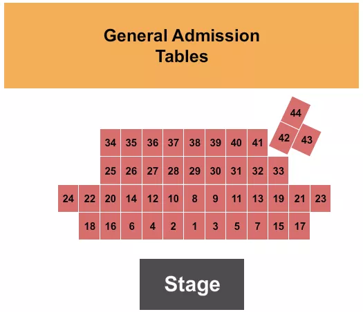 seating chart for La Crosse Center - Elvis Explosion - Tables 3 - eventticketscenter.com