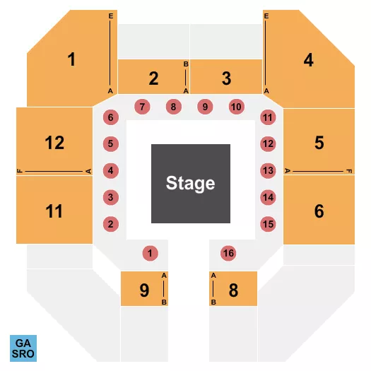 seating chart for La Flaca - Boxing - eventticketscenter.com