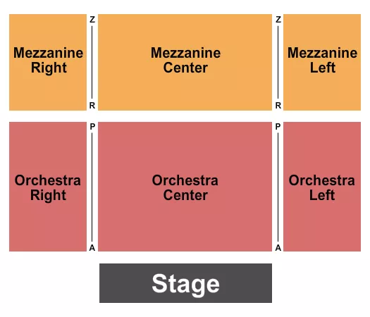 seating chart for LaGuardia Performing Arts Center - End Stage - eventticketscenter.com