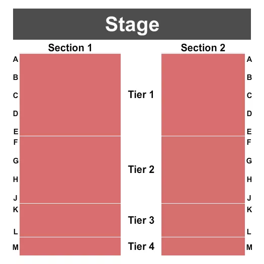 seating chart for La Habra Depot Theatre - Endstage - eventticketscenter.com