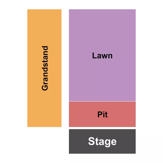 seating chart for Lake County Fairgrounds - IN - Pit/Lawn/GS - eventticketscenter.com