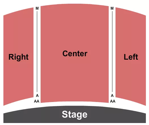 seating chart for Lake Placid Center For the Arts - Endstage - eventticketscenter.com