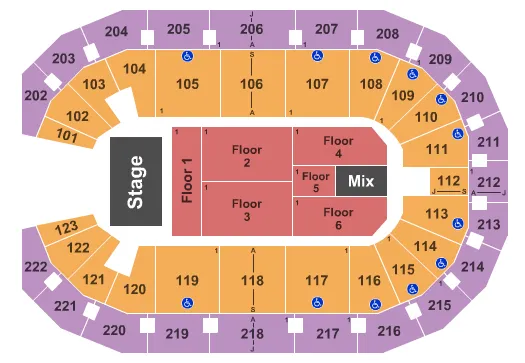 seating chart for Landers Center - End Stage - eventticketscenter.com