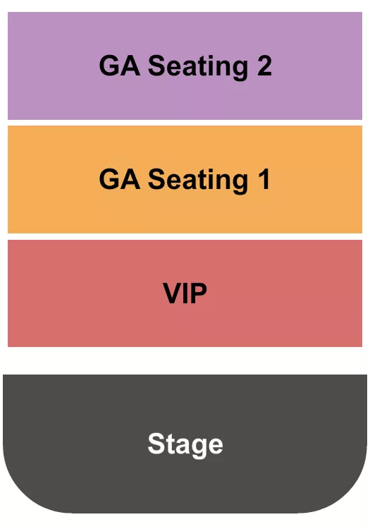 seating chart for Turner Hall Ballroom - VIP + GA 1&2 - eventticketscenter.com
