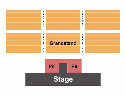 seating chart for Lane County Fair - Main Stage - Endstage 4 - eventticketscenter.com