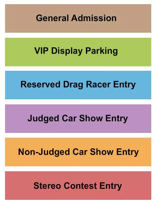 seating chart for Las Vegas Motor Speedway - Import Face-Off - eventticketscenter.com