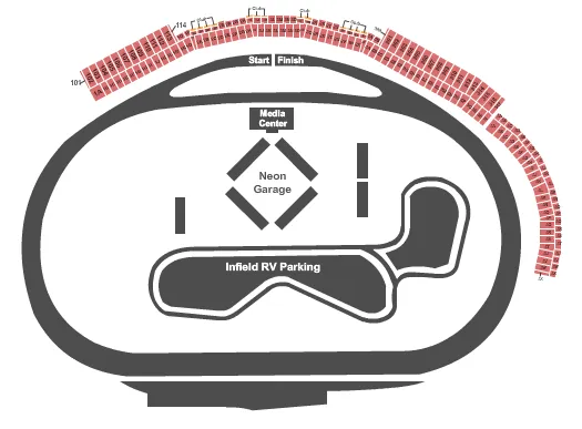 seating chart for Las Vegas Motor Speedway - Racing - eventticketscenter.com