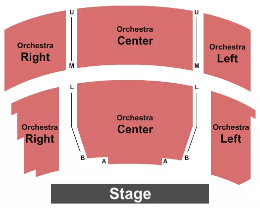 seating chart for Lasker Auditorium at Newton North High School - Endstage - eventticketscenter.com