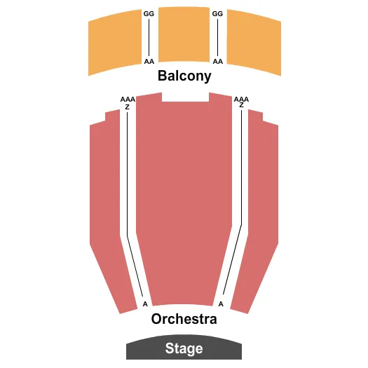 seating chart for Lauderhill Performing Arts Center - End Stage - eventticketscenter.com