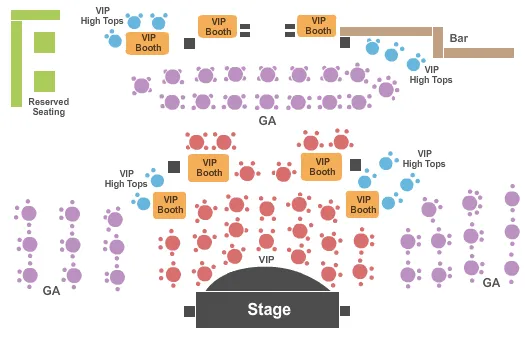 Laugh Factory Tropicana Seating Chart