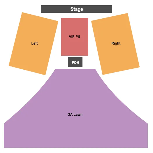 seating chart for Lauridsen Amphitheater at Water Works Park - Endstage VIP Pit - eventticketscenter.com