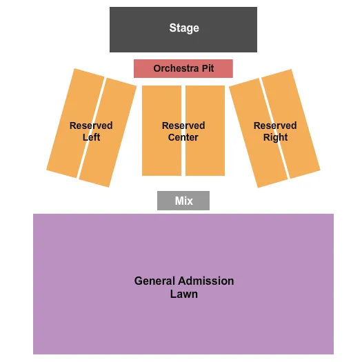 seating chart for Lauridsen Amphitheater at Water Works Park - Endstage - eventticketscenter.com