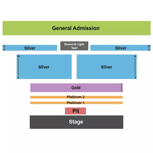 seating chart for Lawrenceburg Rotary Park - End Stage - eventticketscenter.com