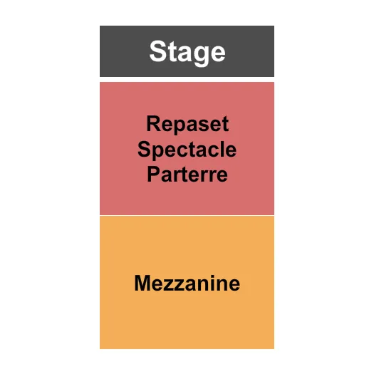 seating chart for Le Balcon - GA Part/GA Mezz - eventticketscenter.com