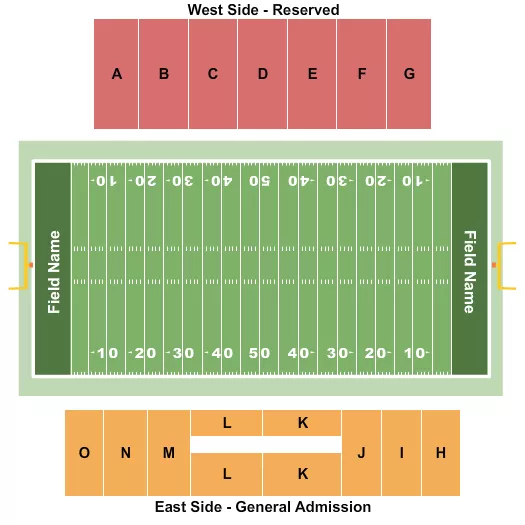 Football Seating Map